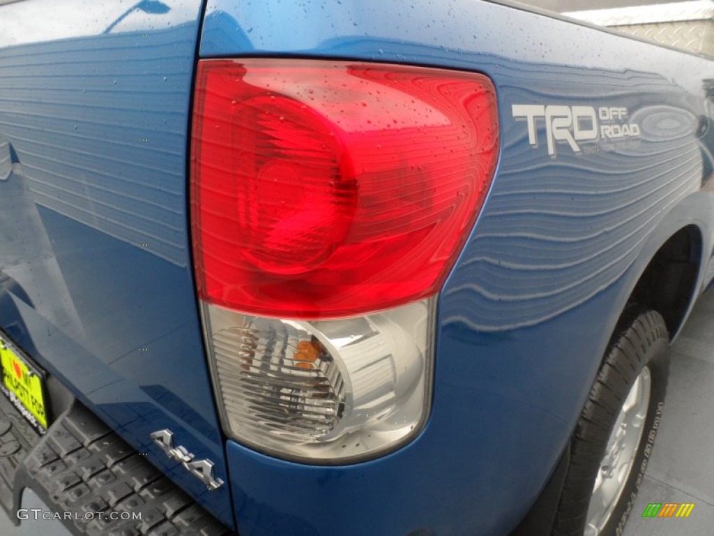 2008 Tundra SR5 TRD Double Cab 4x4 - Blue Streak Metallic / Graphite Gray photo #16