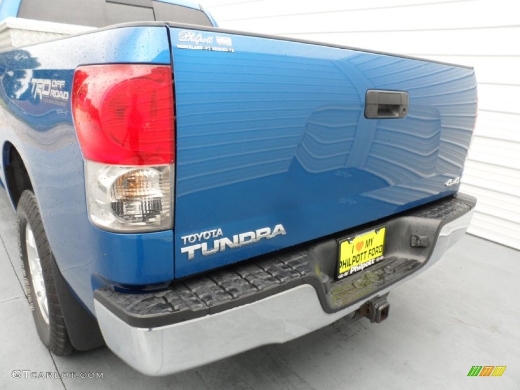 2008 Tundra SR5 TRD Double Cab 4x4 - Blue Streak Metallic / Graphite Gray photo #19