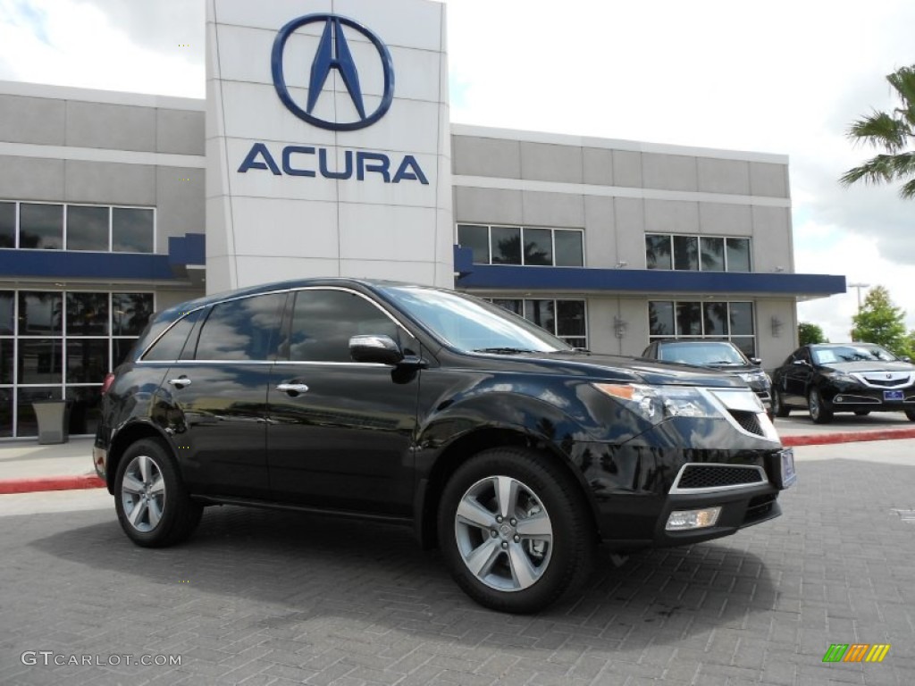 Crystal Black Pearl Acura MDX