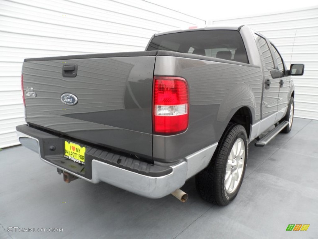 2005 F150 XLT SuperCrew - Dark Shadow Grey Metallic / Medium Flint Grey photo #3