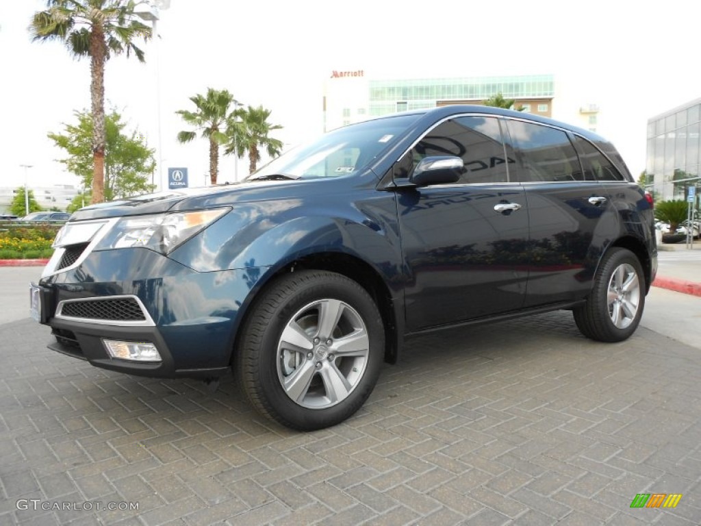 Bali Blue Pearl 2012 Acura MDX SH-AWD Technology Exterior Photo #67996031