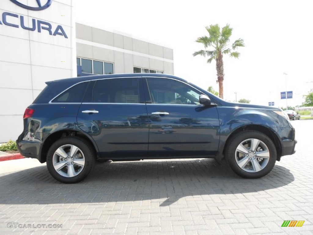 Bali Blue Pearl 2012 Acura MDX SH-AWD Technology Exterior Photo #67996076