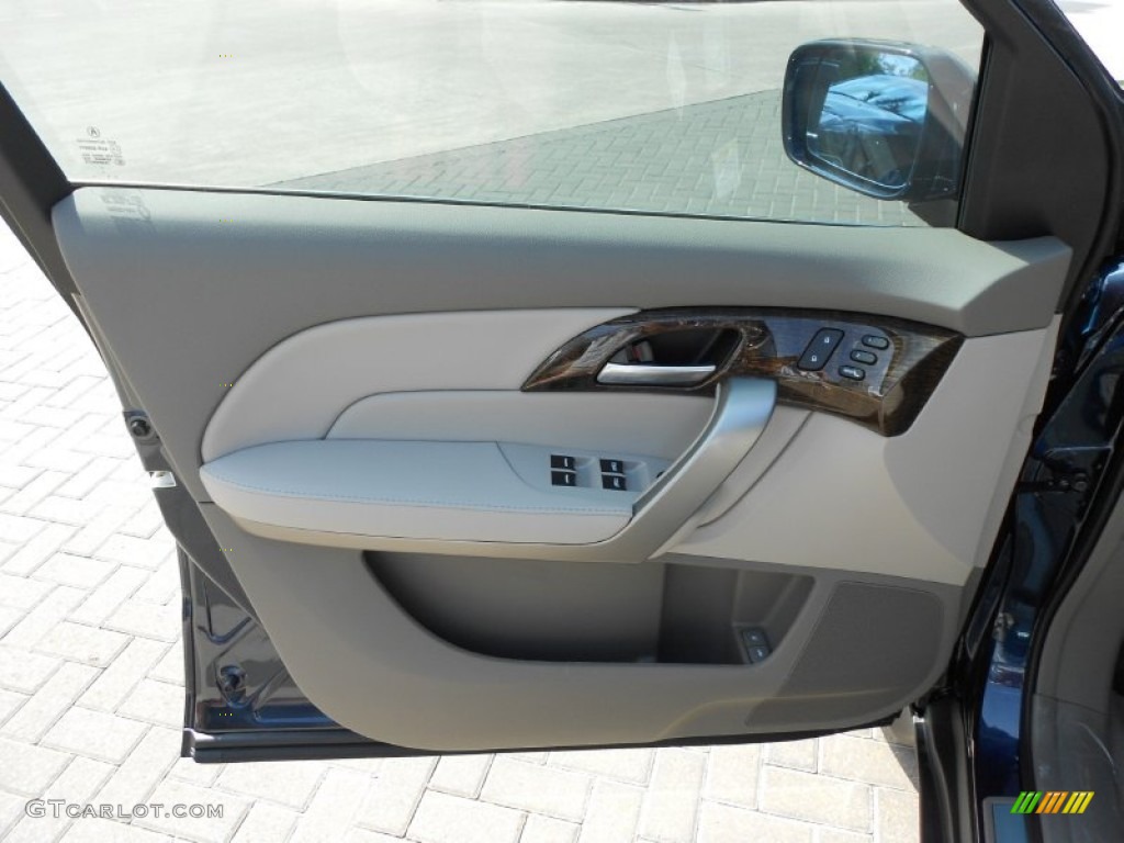 2012 Acura MDX SH-AWD Technology Taupe Door Panel Photo #67996094