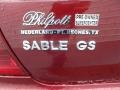 Merlot Metallic - Sable GS Sedan Photo No. 16
