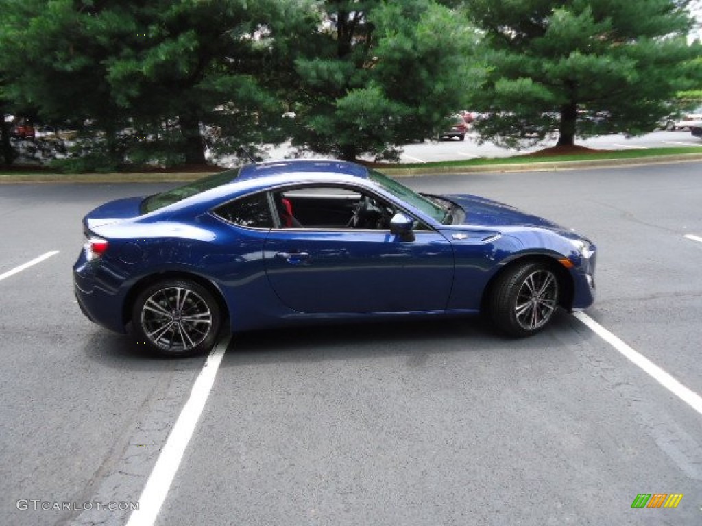 2013 FR-S Sport Coupe - Ultramarine Blue / Black/Red Accents photo #8