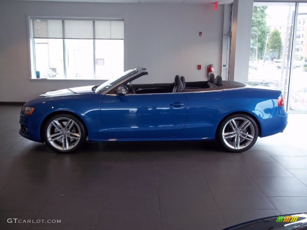 Sprint Blue Pearl Effect 2010 Audi S5 3.0 TFSI quattro Cabriolet Exterior Photo #67997759
