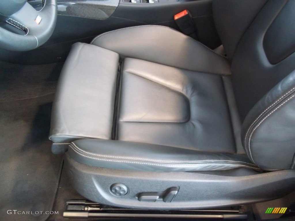 Black Silk Nappa Leather Interior 2010 Audi S5 3.0 TFSI quattro Cabriolet Photo #67997834
