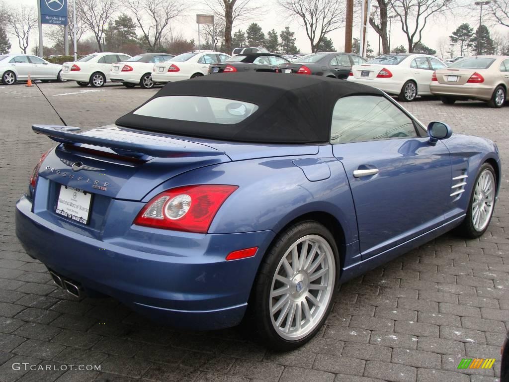 Aero Blue Pearlcoat 2005 Chrysler Crossfire SRT-6 Roadster Exterior Photo #6799827