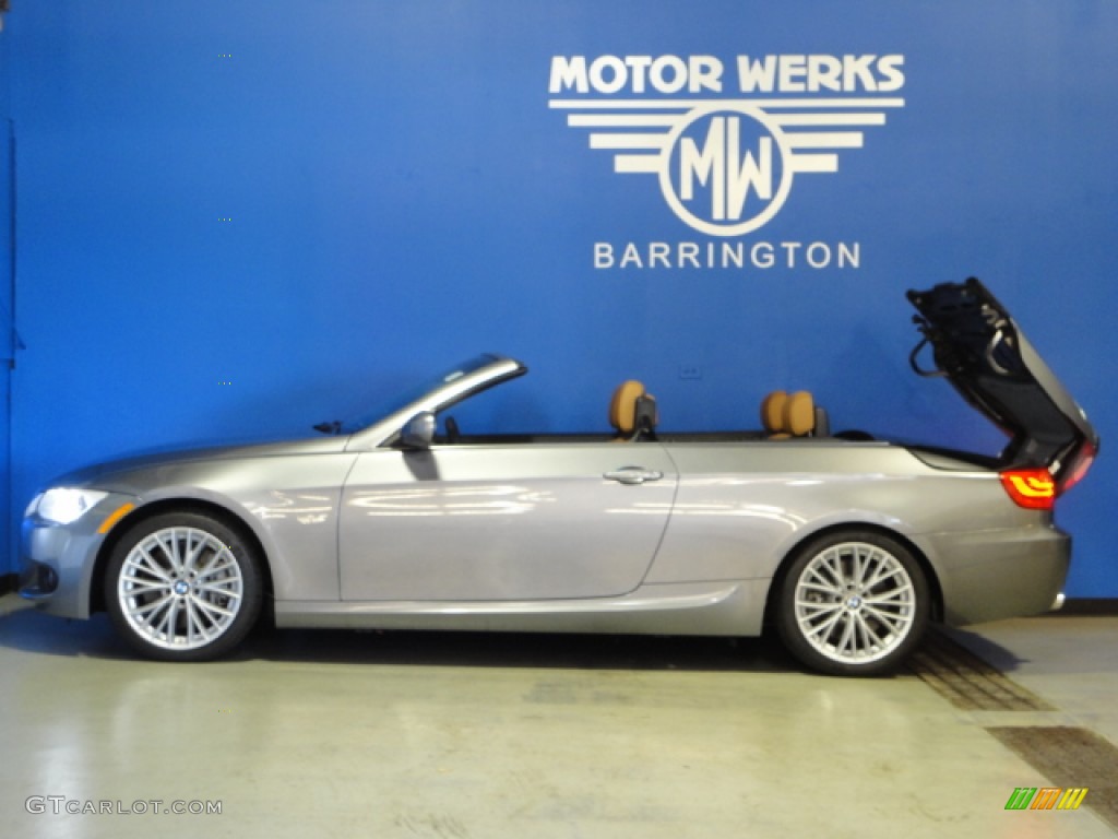 2011 3 Series 335i Convertible - Space Gray Metallic / Saddle Brown Dakota Leather photo #6