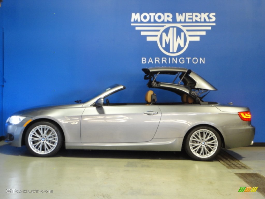 2011 3 Series 335i Convertible - Space Gray Metallic / Saddle Brown Dakota Leather photo #7