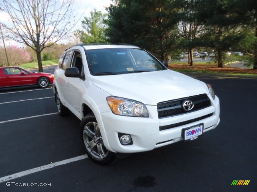 2012 RAV4 V6 Sport 4WD - Black / Dark Charcoal photo #1