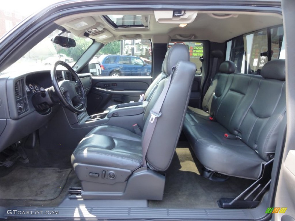 Dark Charcoal Interior 2005 Chevrolet Silverado 1500 SS Extended Cab 4x4 Photo #67999369
