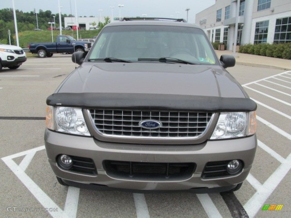 2004 Explorer XLT 4x4 - Mineral Grey Metallic / Medium Parchment photo #5
