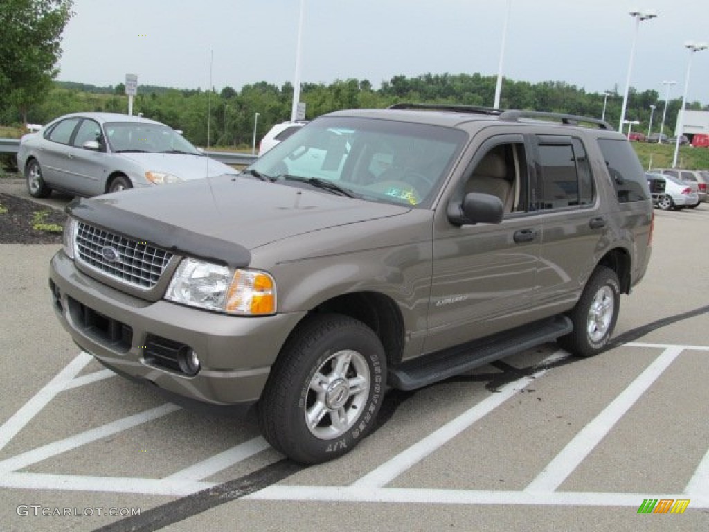 2004 Explorer XLT 4x4 - Mineral Grey Metallic / Medium Parchment photo #7