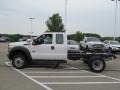 Oxford White - F550 Super Duty XL SuperCab 4x4 Chassis Photo No. 9