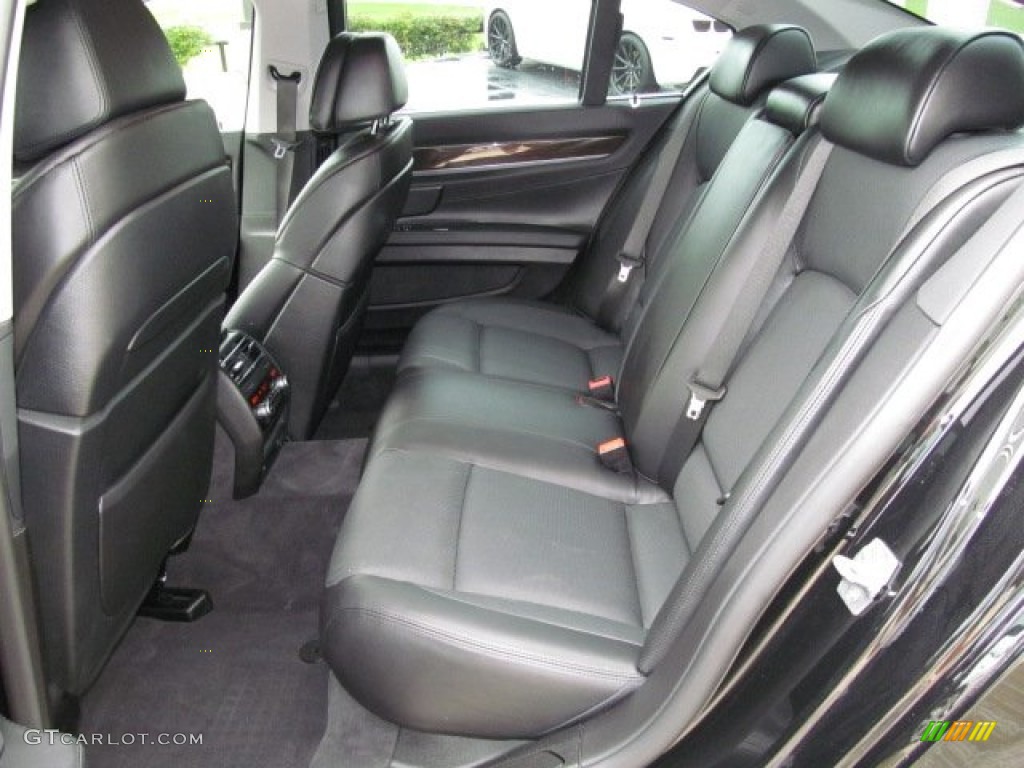 Black Interior 2012 BMW 7 Series 750i Sedan Photo #68000462