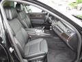 Black 2012 BMW 7 Series 750i Sedan Interior Color