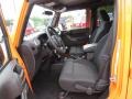 2012 Jeep Wrangler Unlimited Black Interior Prime Interior Photo