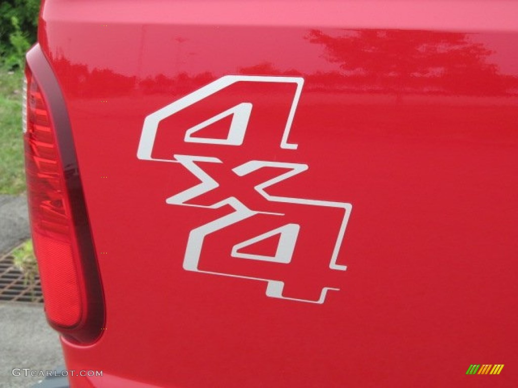 2012 F250 Super Duty XLT Regular Cab 4x4 - Vermillion Red / Steel photo #4