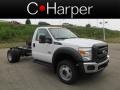 Oxford White 2012 Ford F550 Super Duty XL Regular Cab 4x4 Chassis