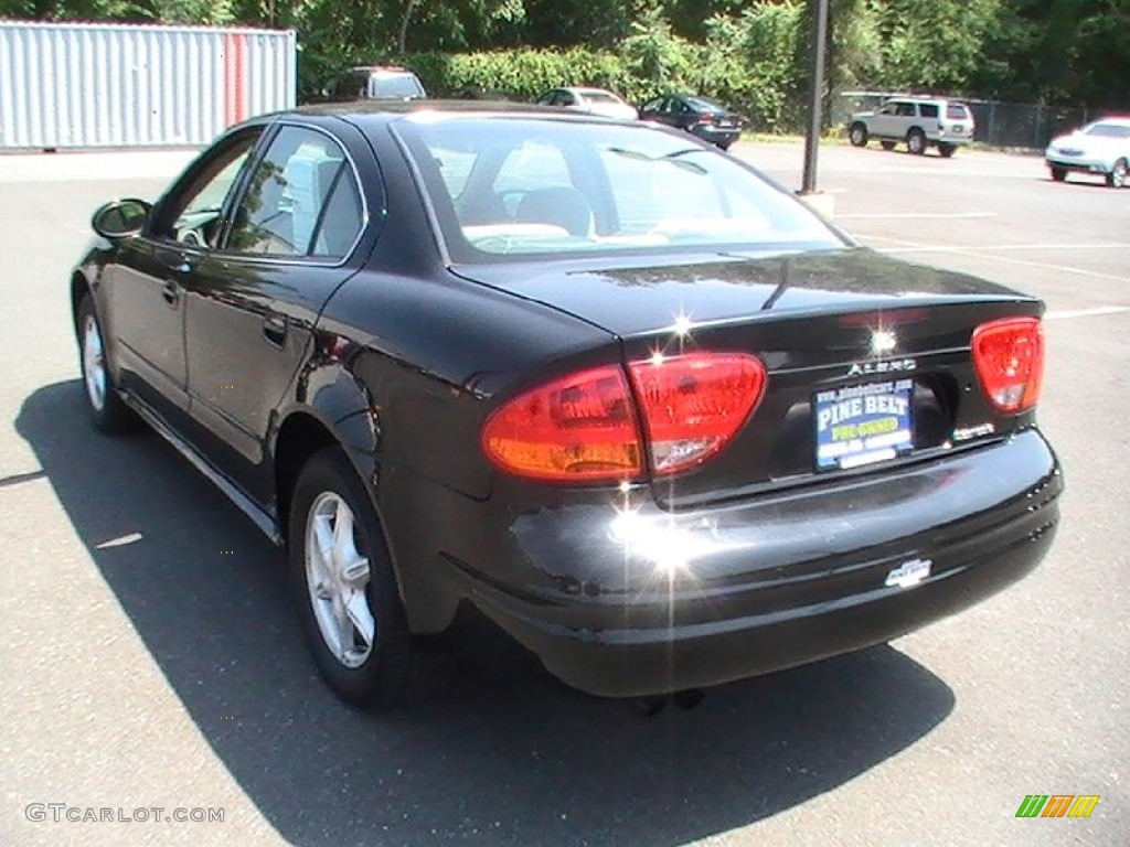 2001 Alero GL Sedan - Onyx Black / Pewter photo #6