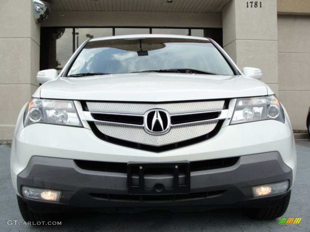 2007 MDX Technology - Aspen White Pearl / Parchment photo #5