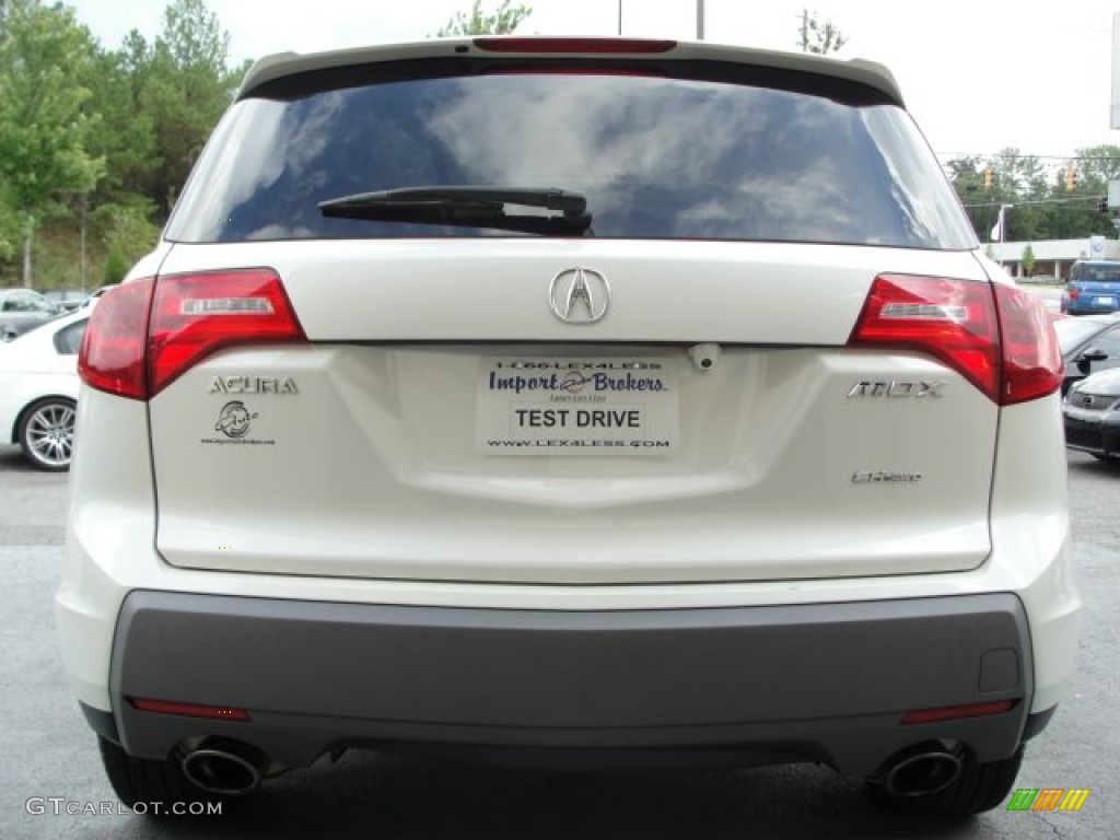 2007 MDX Technology - Aspen White Pearl / Parchment photo #13