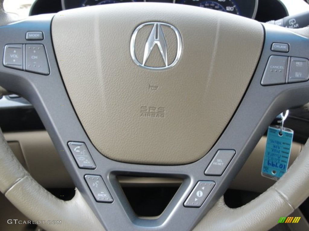 2007 MDX Technology - Aspen White Pearl / Parchment photo #15