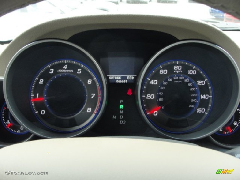 2007 MDX Technology - Aspen White Pearl / Parchment photo #16