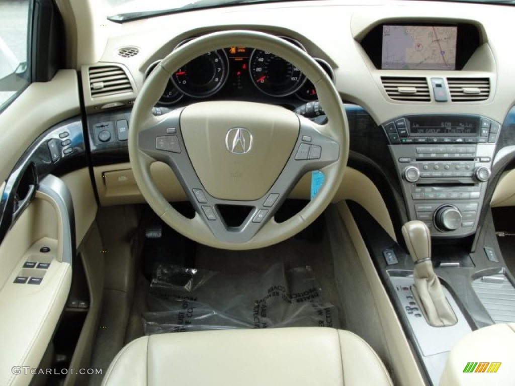 2007 MDX Technology - Aspen White Pearl / Parchment photo #20