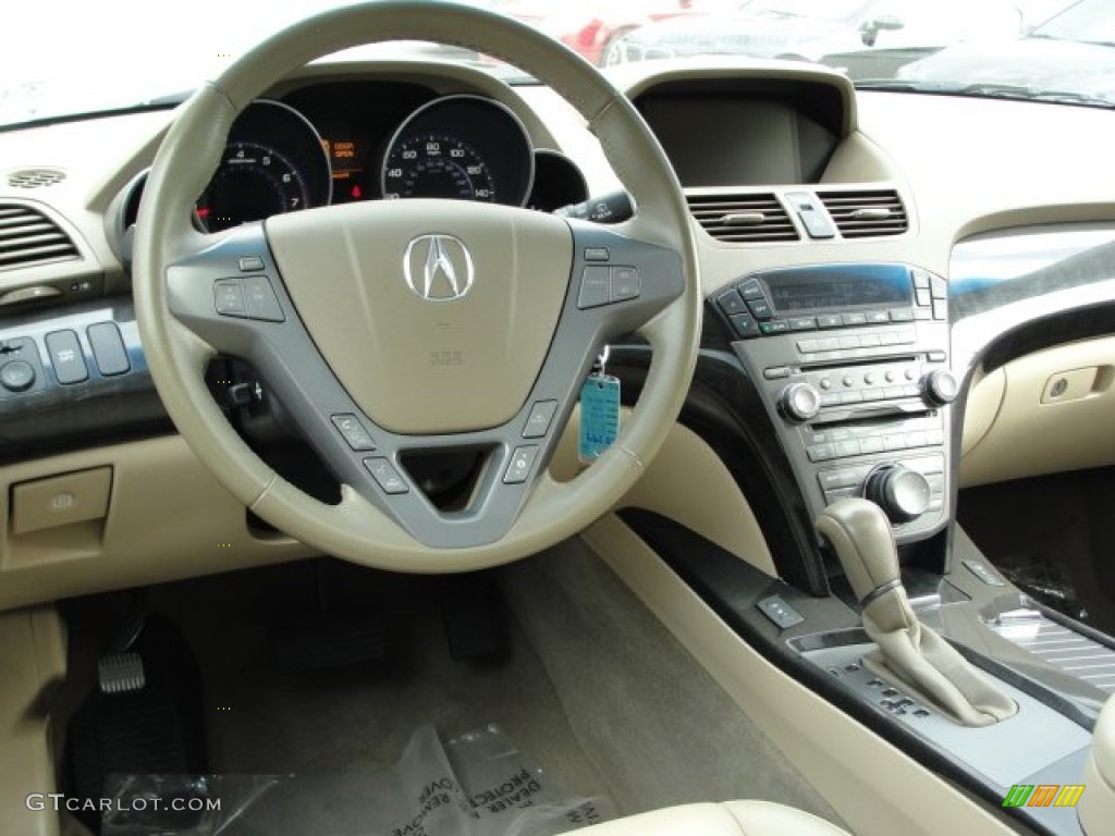 2007 MDX Technology - Aspen White Pearl / Parchment photo #21