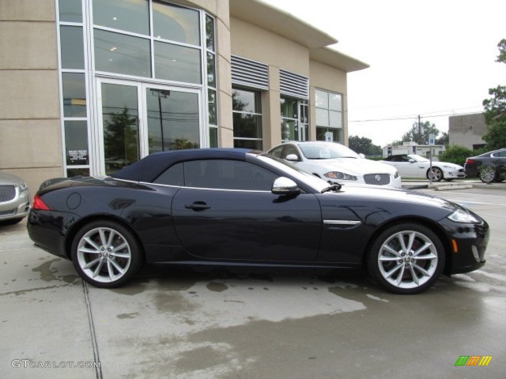 Azurite Blue 2012 Jaguar XK XKR Convertible Exterior Photo #68001428