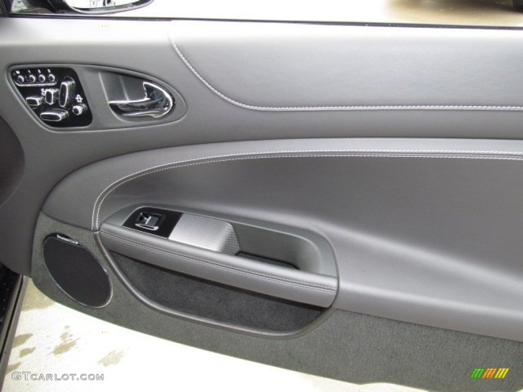 2012 Jaguar XK XKR Convertible Warm Charcoal/Warm Charcoal Door Panel Photo #68001479