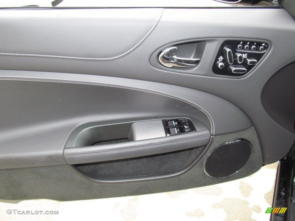 2012 Jaguar XK XKR Convertible Warm Charcoal/Warm Charcoal Door Panel Photo #68001505