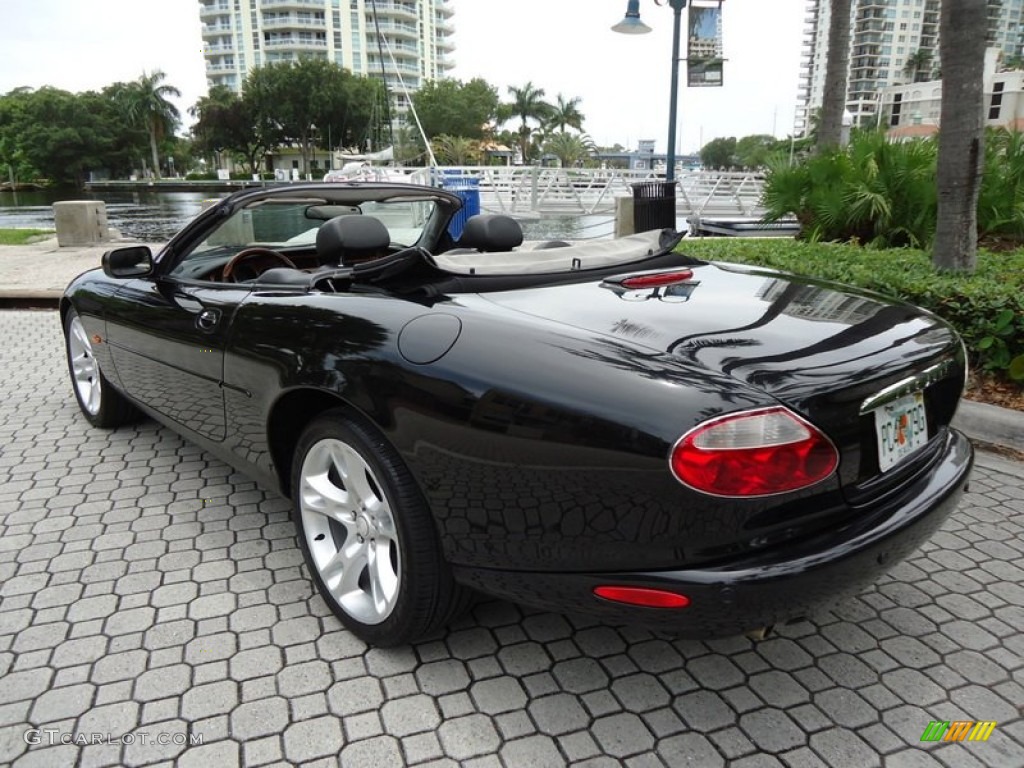 2003 XK XK8 Convertible - Midnight Metallic / Charcoal photo #1