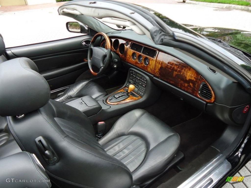 Charcoal Interior 2003 Jaguar XK XK8 Convertible Photo #68001548