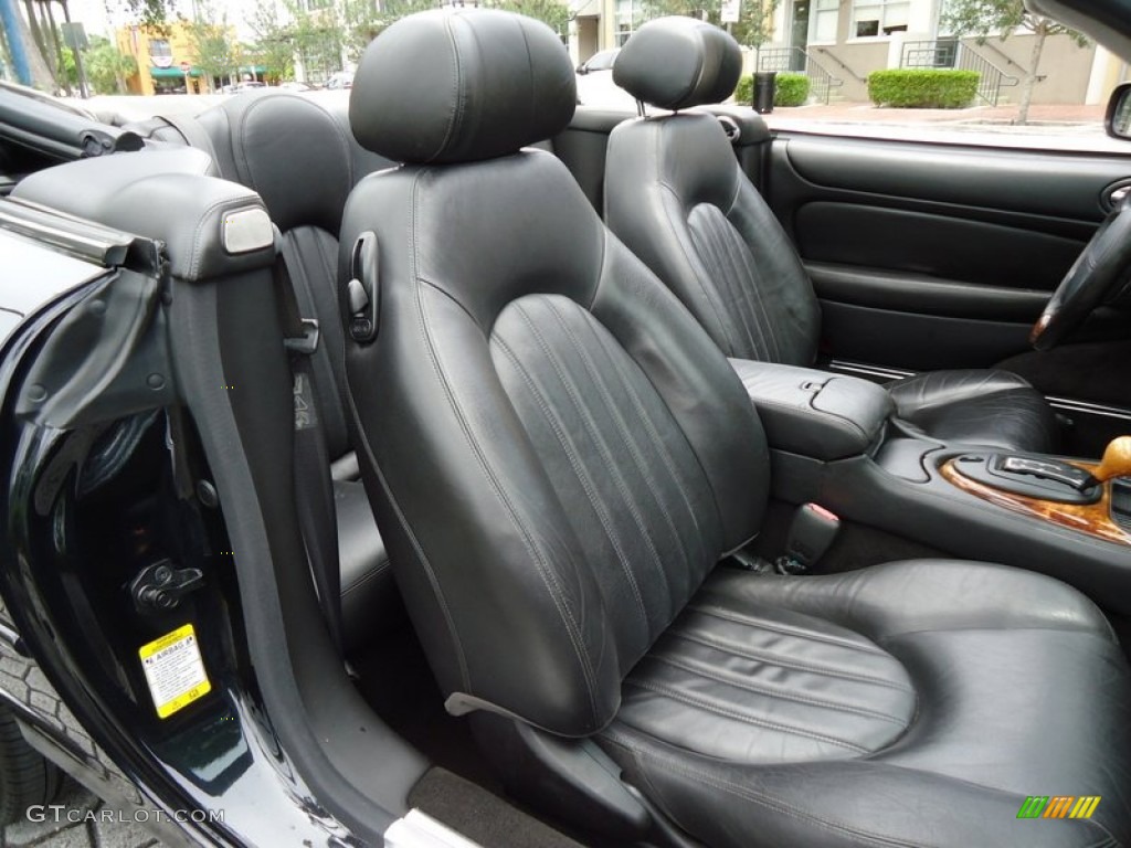 Charcoal Interior 2003 Jaguar XK XK8 Convertible Photo #68001602