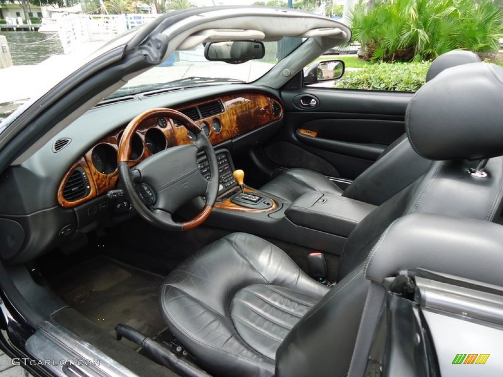 Charcoal Interior 2003 Jaguar XK XK8 Convertible Photo #68001623