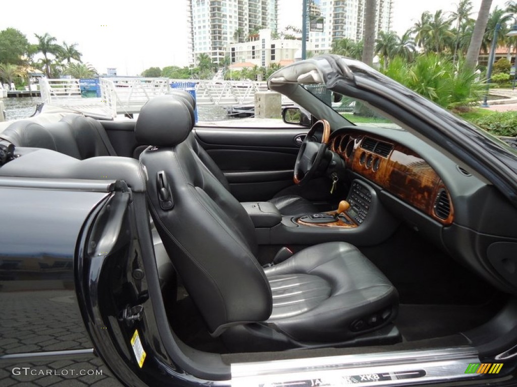 Charcoal Interior 2003 Jaguar XK XK8 Convertible Photo #68001980