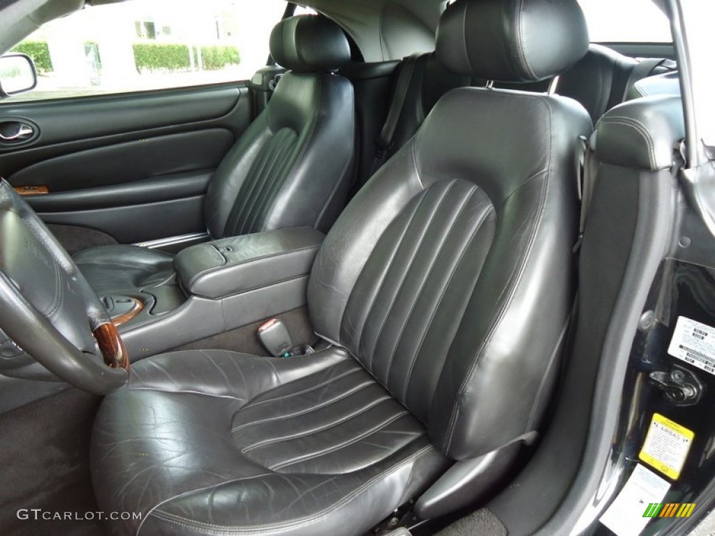Charcoal Interior 2003 Jaguar XK XK8 Convertible Photo #68002343