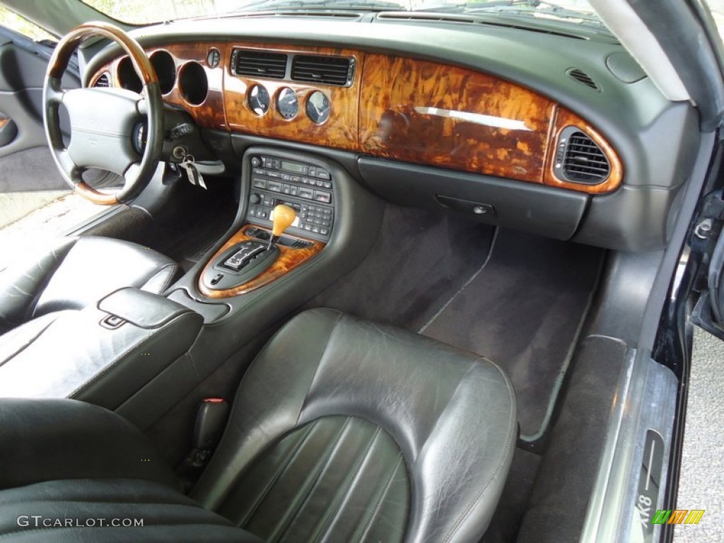2003 Jaguar XK XK8 Convertible Charcoal Dashboard Photo #68002354