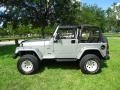 2000 Silverstone Metallic Jeep Wrangler Sport 4x4  photo #16