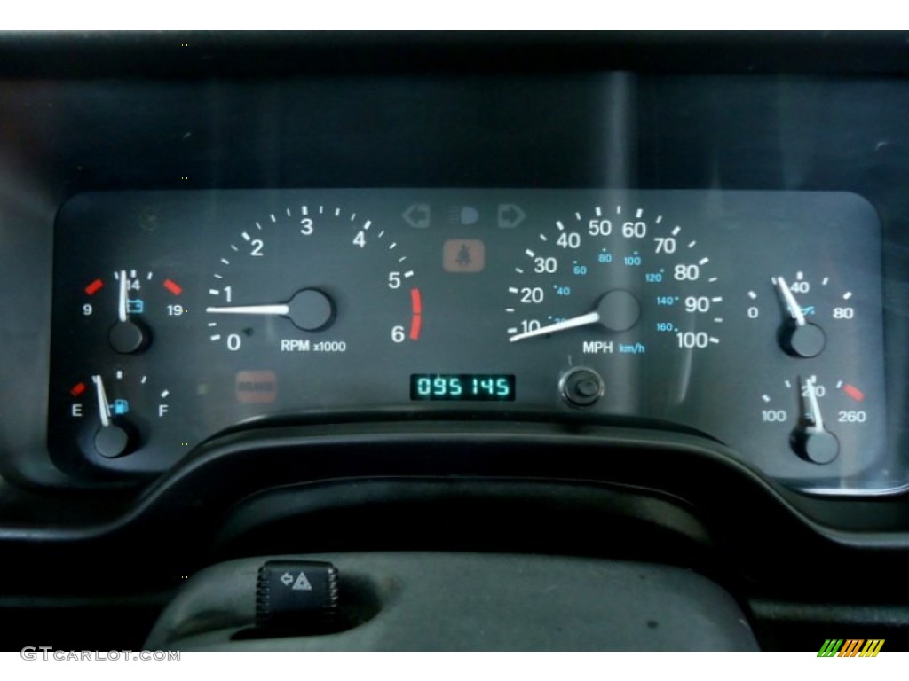 2000 Jeep Wrangler Sport 4x4 Gauges Photo #68003085