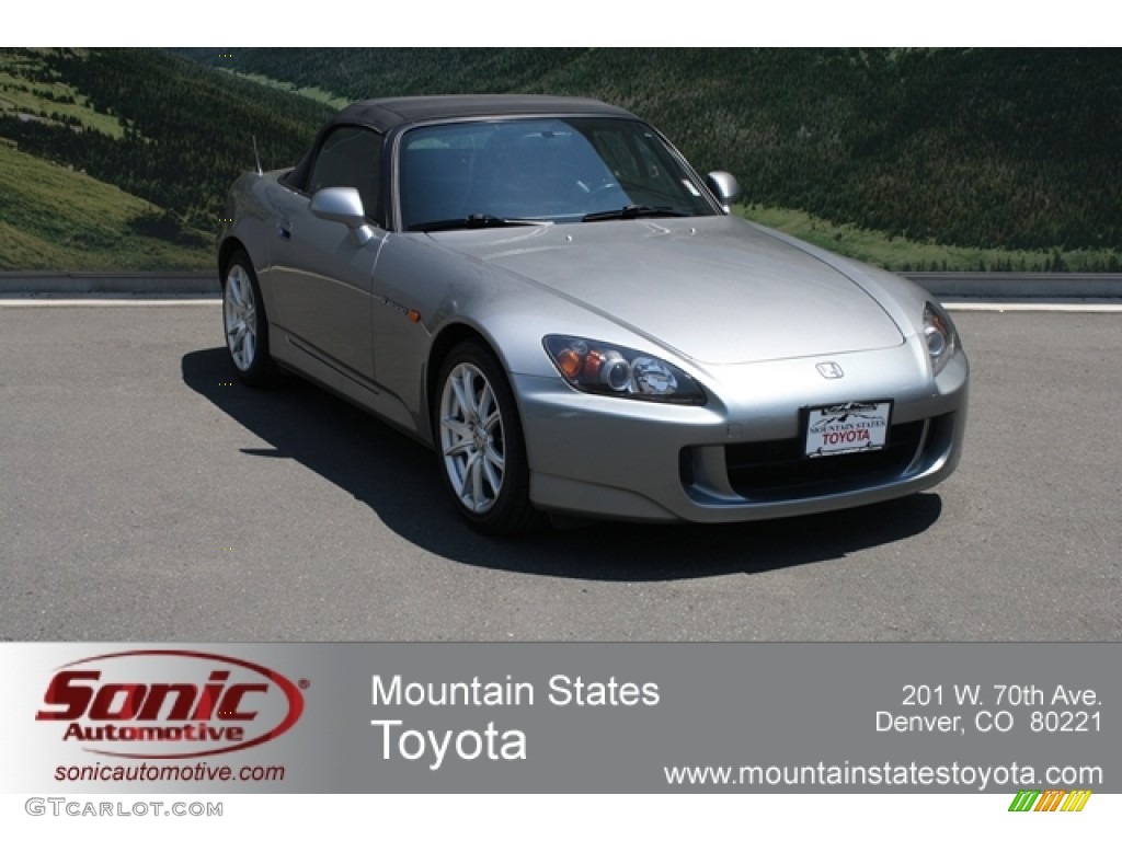 2005 S2000 Roadster - Silverstone Metallic / Red/Black photo #1