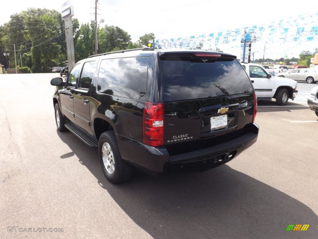 2007 Suburban 1500 LT 4x4 - Black / Light Cashmere/Ebony photo #3