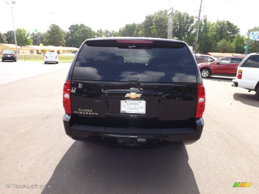 2007 Suburban 1500 LT 4x4 - Black / Light Cashmere/Ebony photo #4