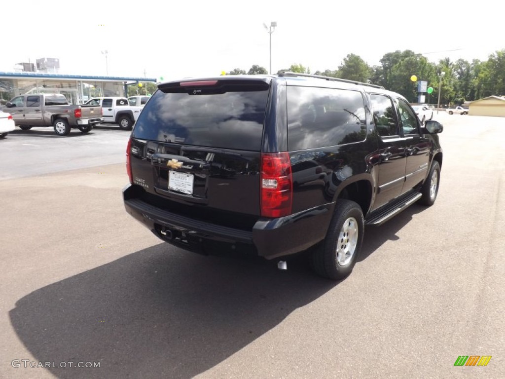 2007 Suburban 1500 LT 4x4 - Black / Light Cashmere/Ebony photo #5