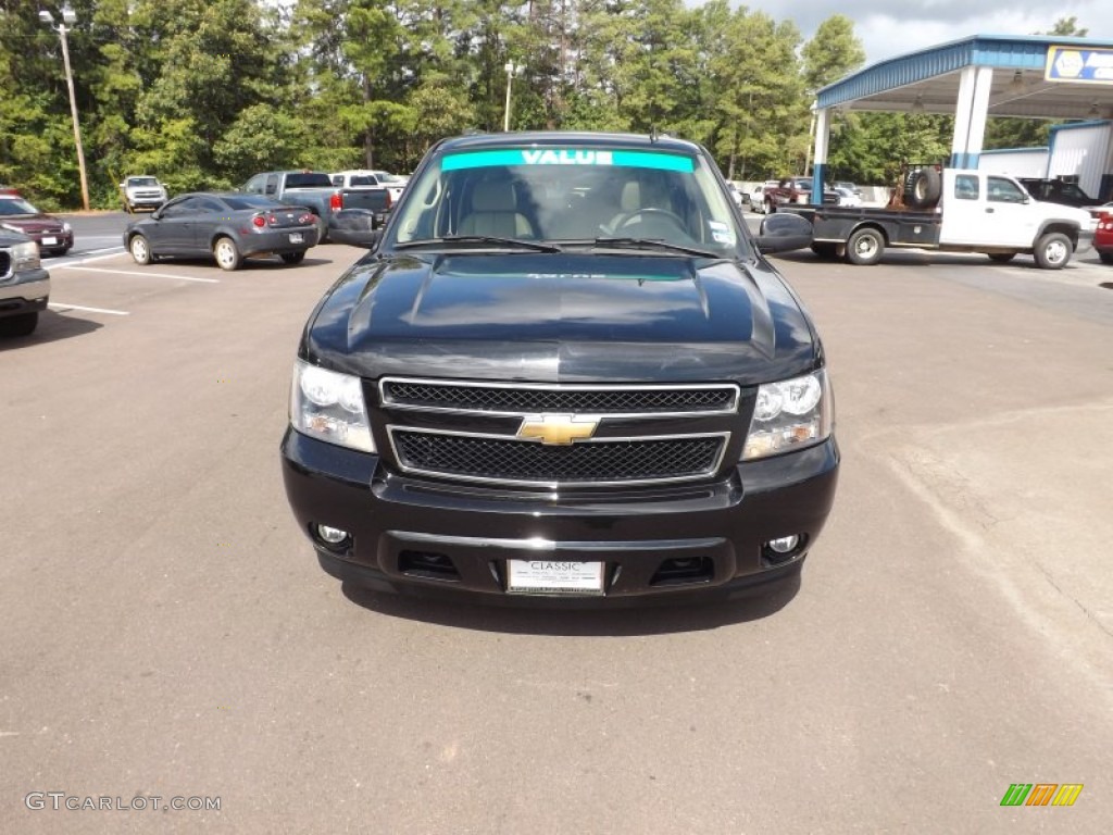 2007 Suburban 1500 LT 4x4 - Black / Light Cashmere/Ebony photo #8