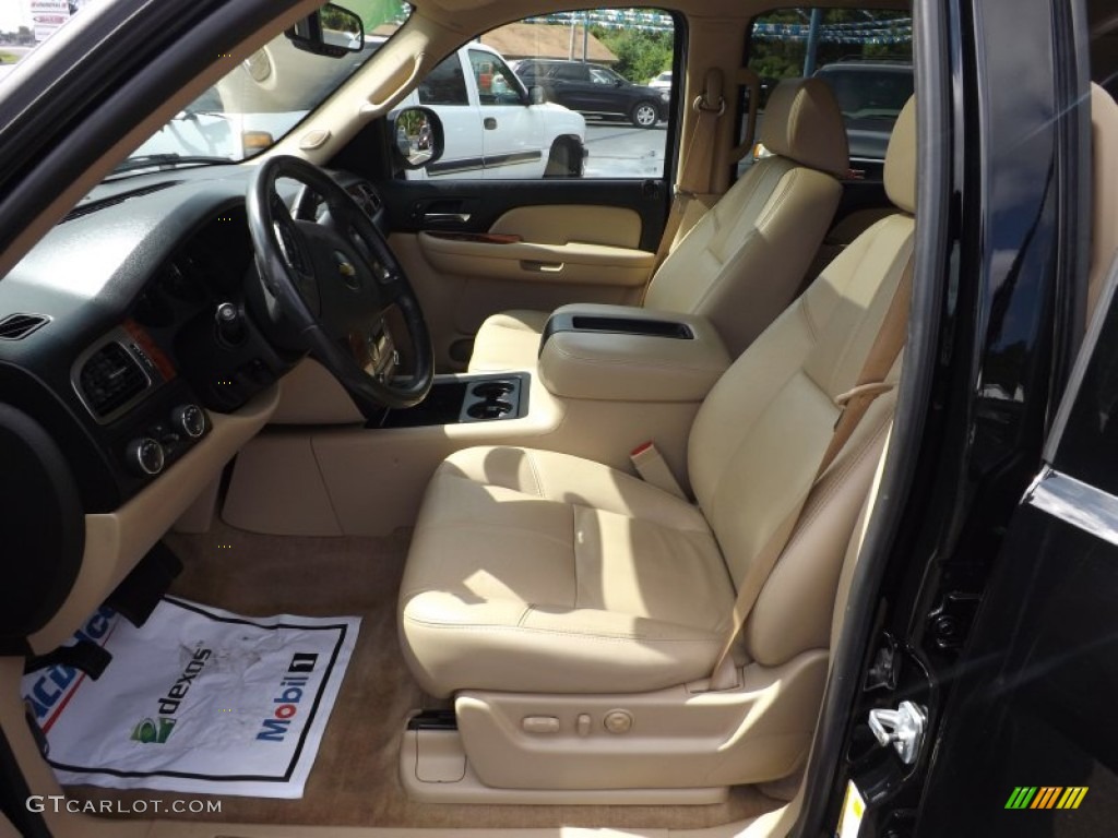 2007 Suburban 1500 LT 4x4 - Black / Light Cashmere/Ebony photo #14