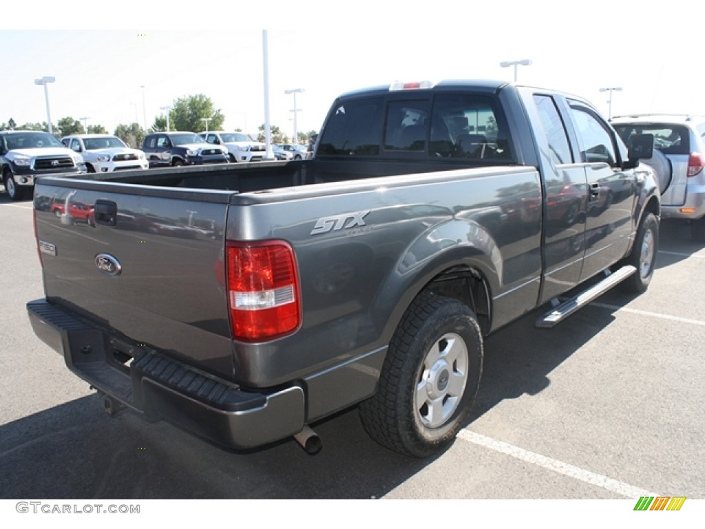 2004 F150 STX SuperCab 4x4 - Dark Shadow Grey Metallic / Medium Graphite photo #2